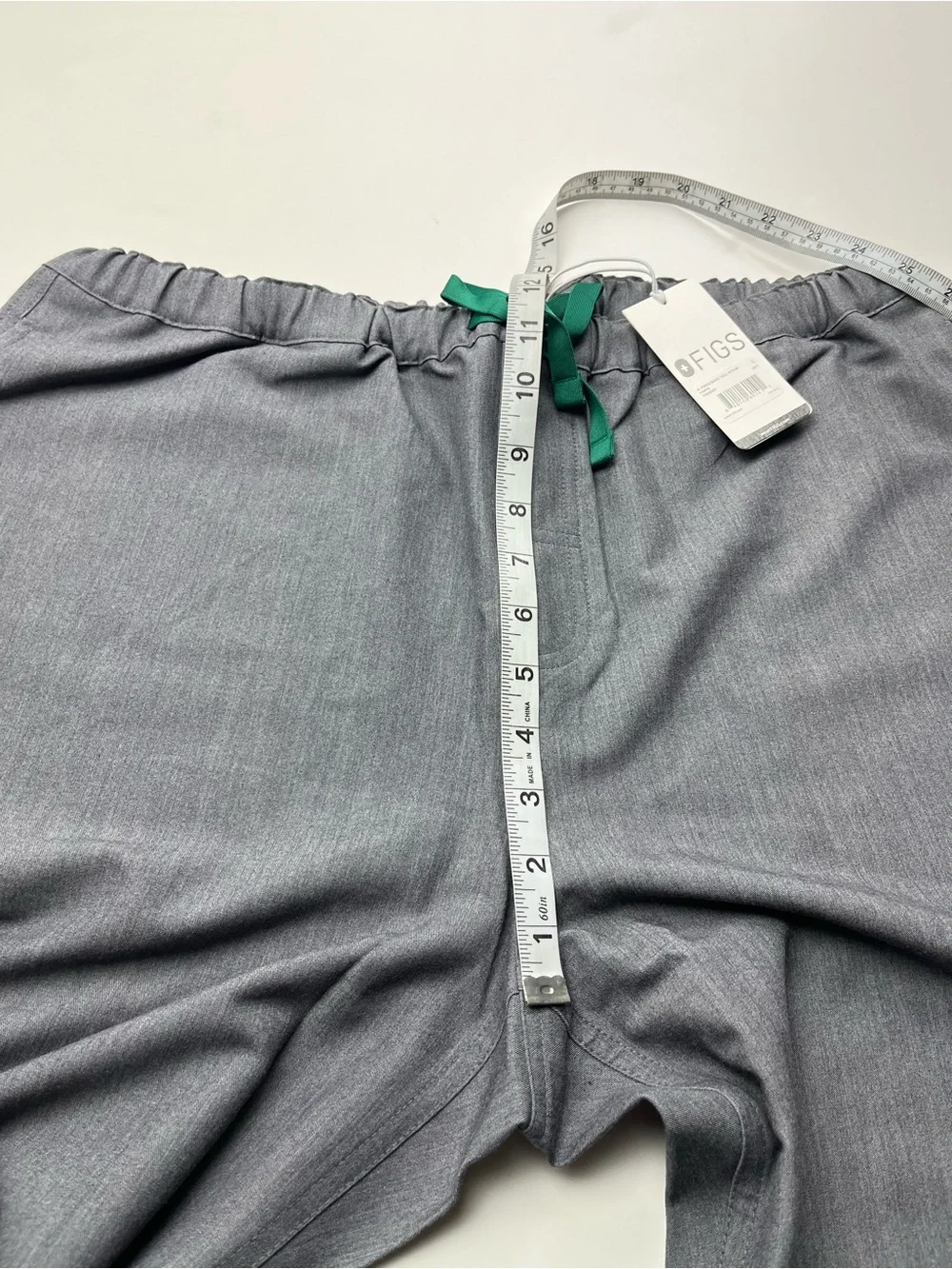 Figs Pisco Basic Large Tall Scrub Pants Mens Gray Grey Medical Pull-on NEW
